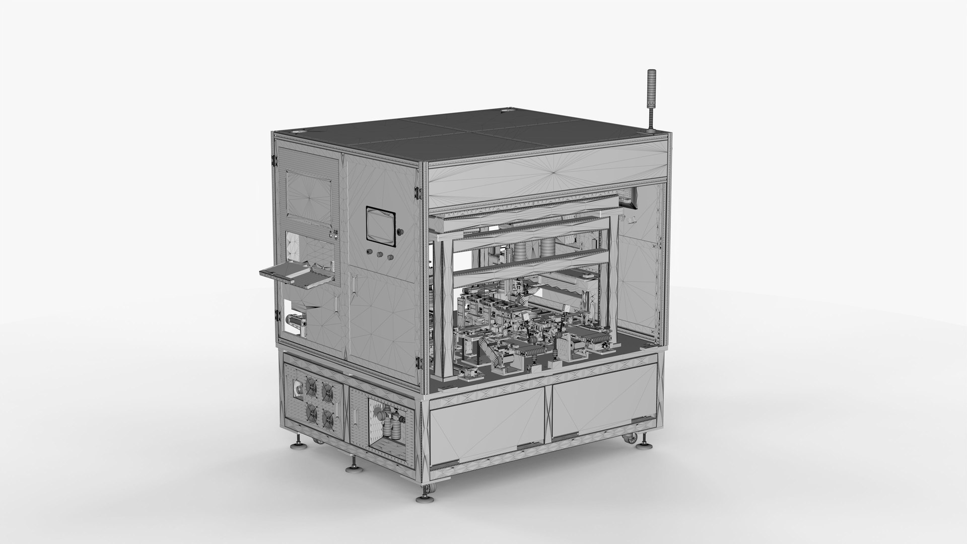 Automatic Buckle Terminal Equipment Machine 3D Model - TurboSquid 1966900