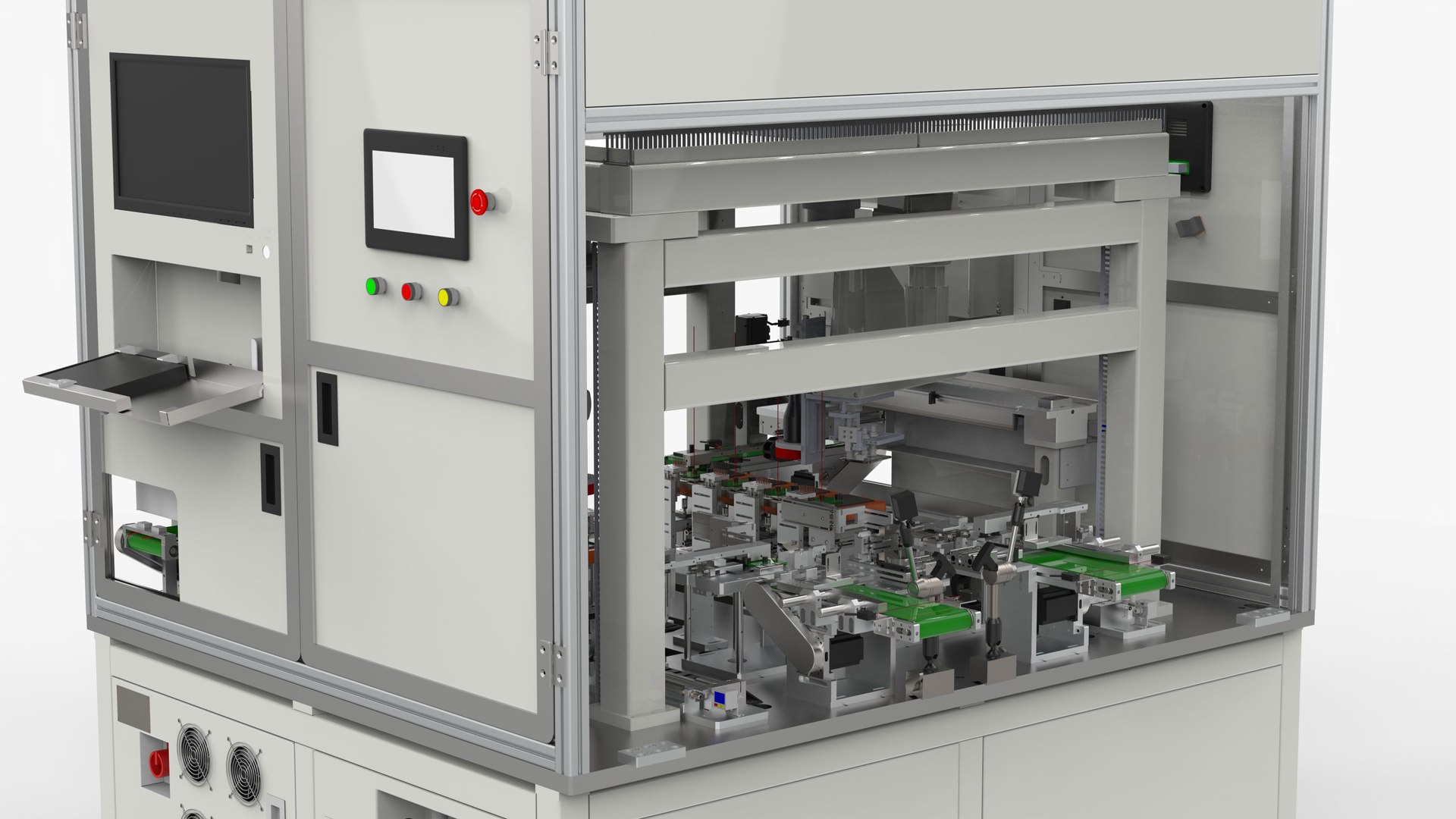 Automatic Buckle Terminal Equipment Machine 3D Model - TurboSquid 1966900