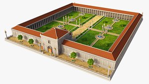 Ancient Roman Park 3D model