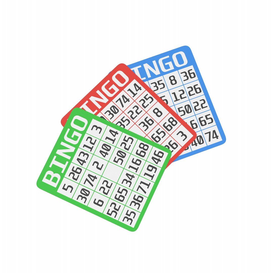 3D Bingo Cards Model - TurboSquid 2324112