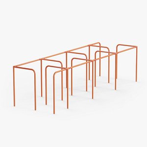Labyrinth Outdoor Calisthenics Rig Orange model