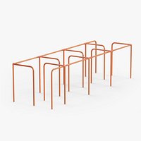 Labyrinth Outdoor Calisthenics Rig Orange