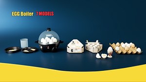 Egg Cooker 3D model
