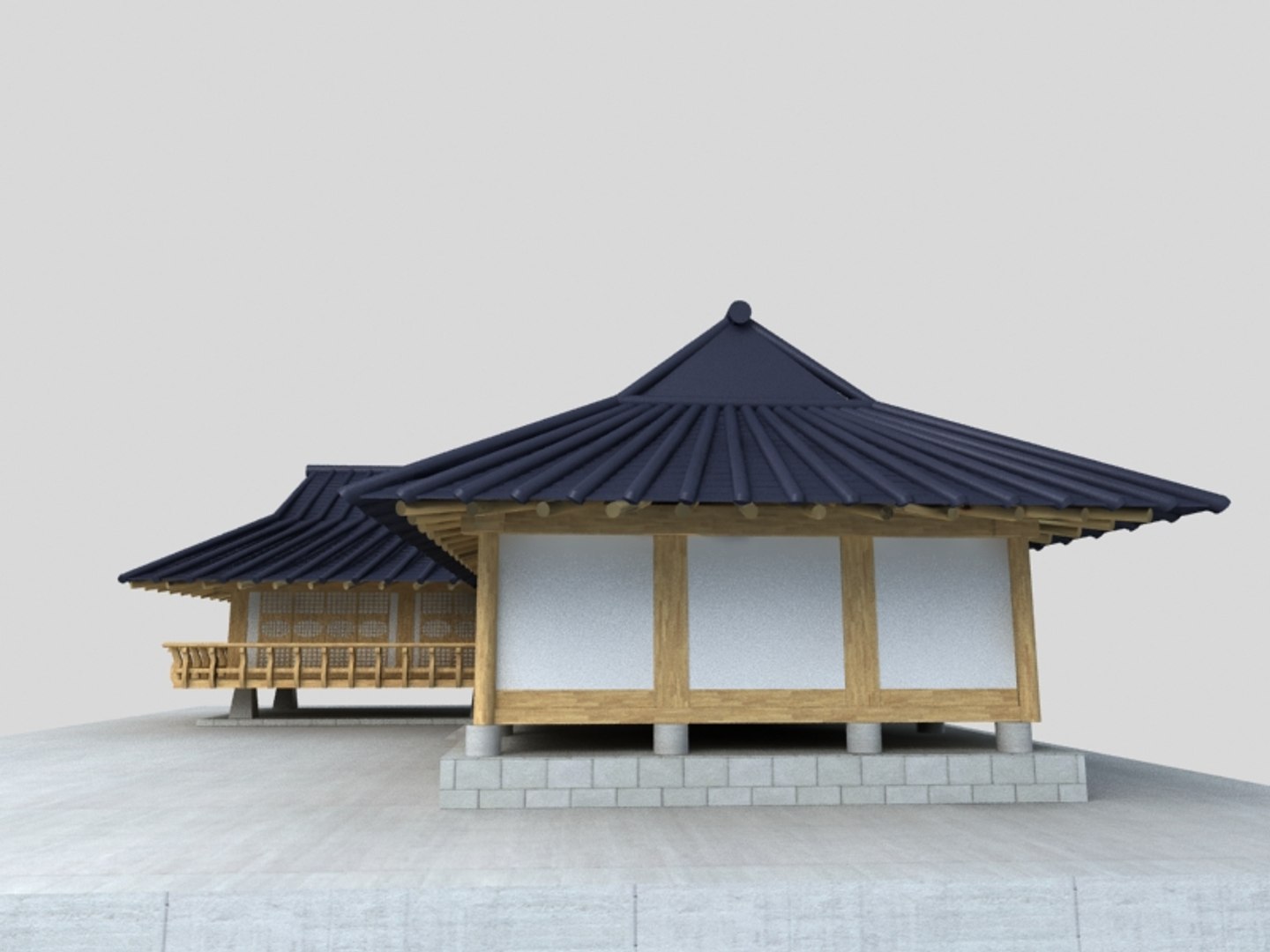 Korea Hanok 3D Model - TurboSquid 1323837