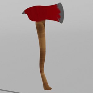 Stylized axe 3D