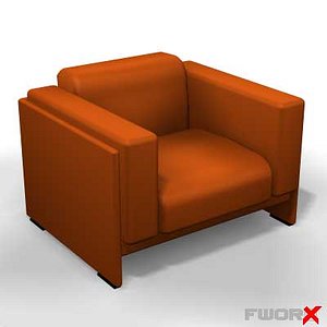 3d model armchair chair