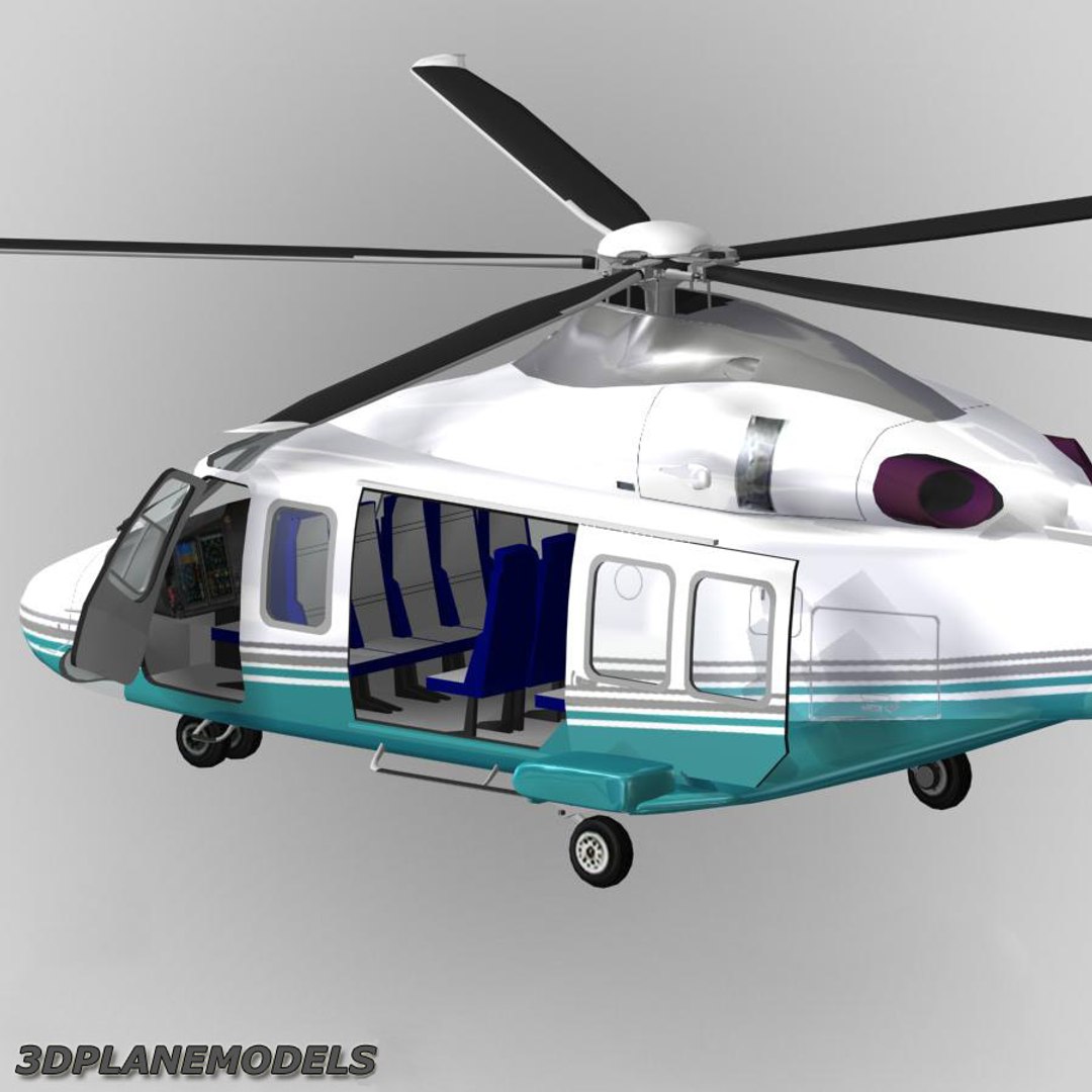 agusta westland aw-139 londen 3ds