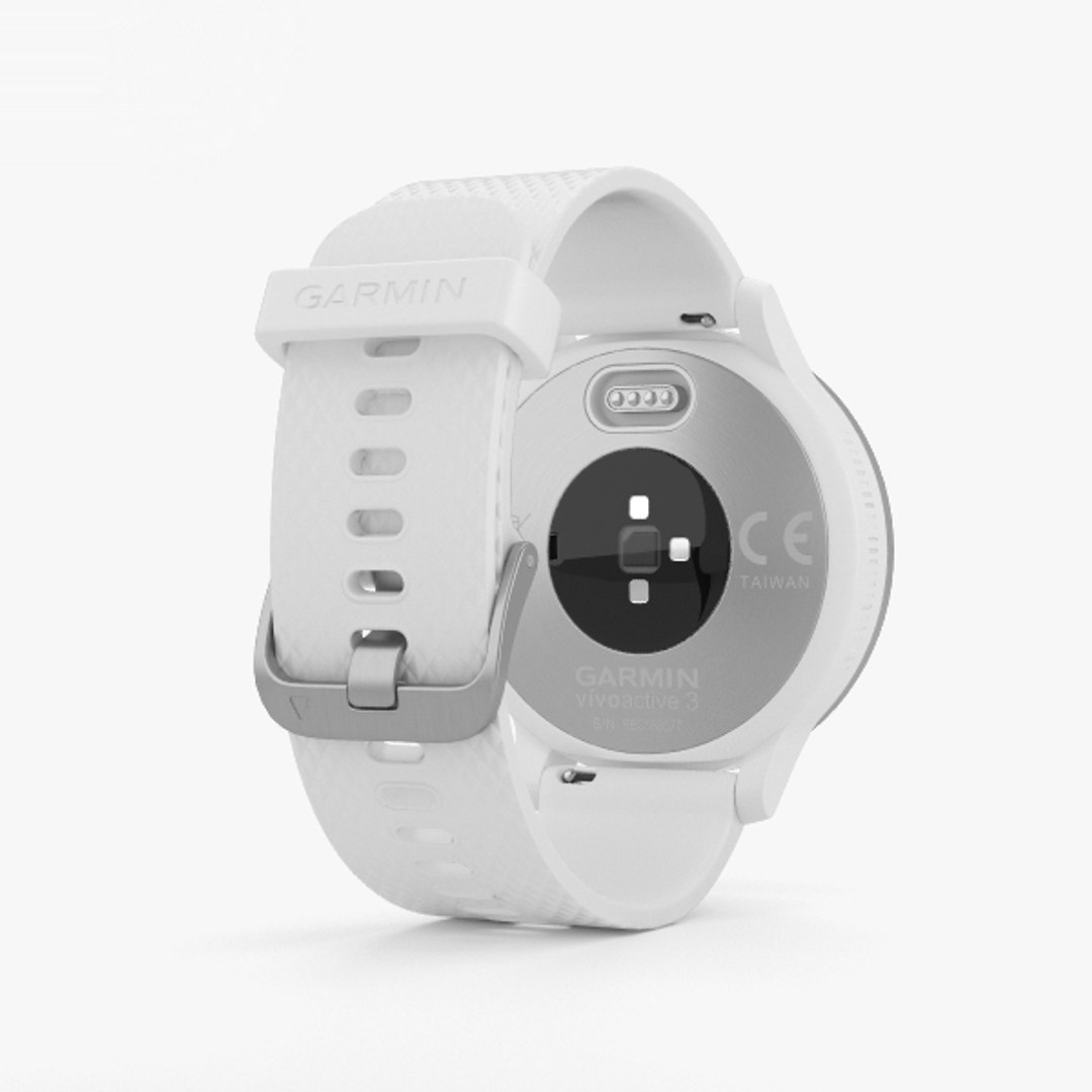 Garmin vivoactive 3 white with stainless hardware sales