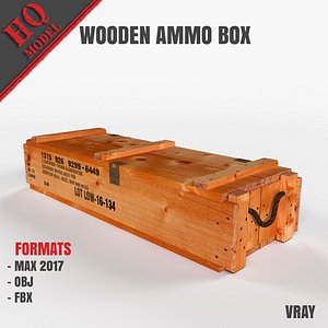WOODEN AMMO BOX