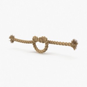 3d model rope-with-knot