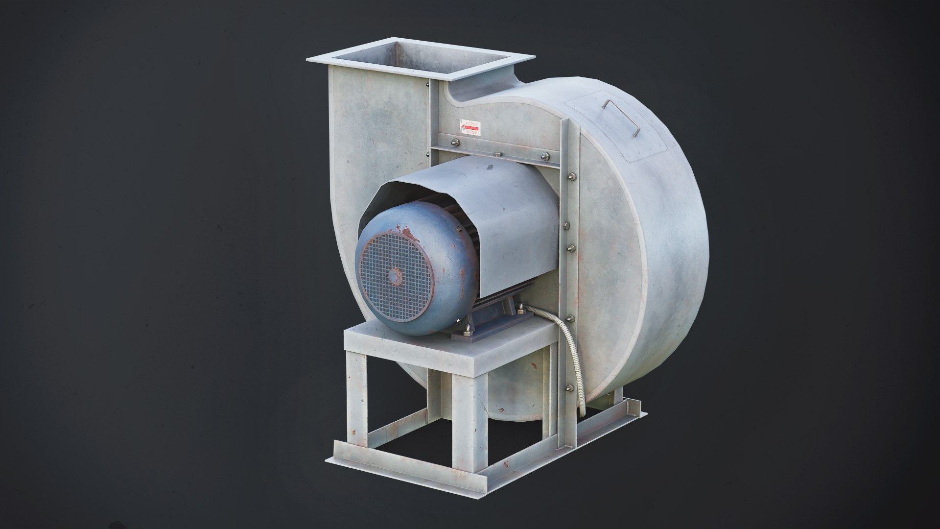 3D Centrifugal Fan GameReady Model - TurboSquid 1937925