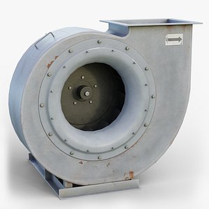 3D Centrifugal Fan GameReady model