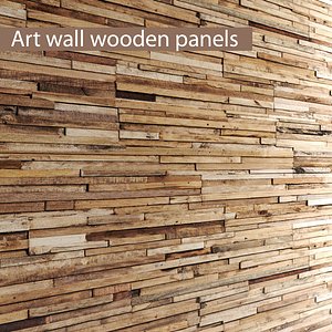 max art wall wooden planks