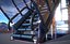 sci-fi ladders stairs blue glass model