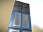 sci-fi ladders stairs blue glass model