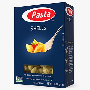 Pasta Shells Box Packaging