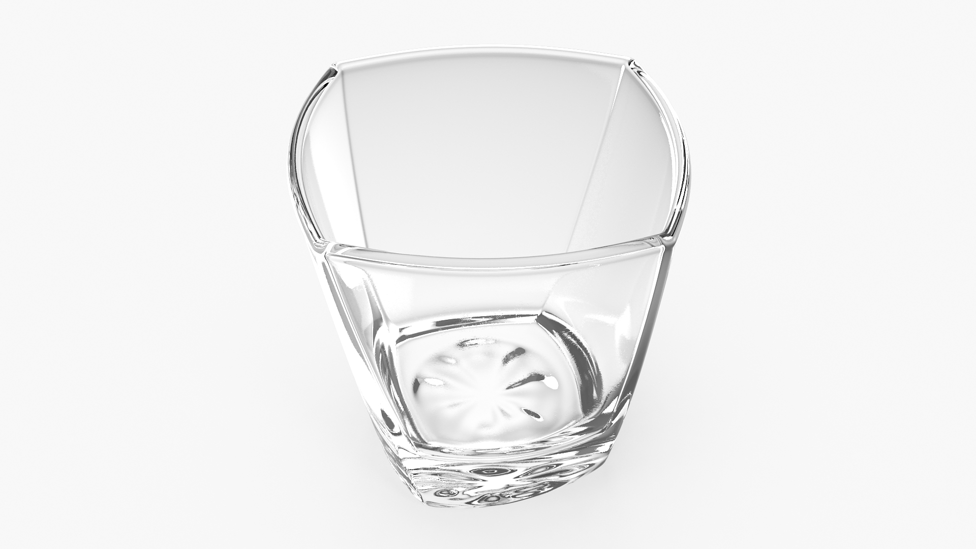 Square Twisted Rocks Glass 3D Model - TurboSquid 2051042