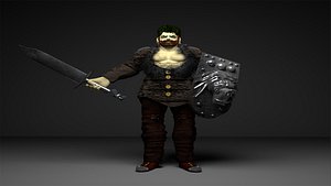3D King Artur model