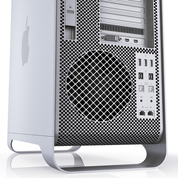 3d apple mac pro 12 model