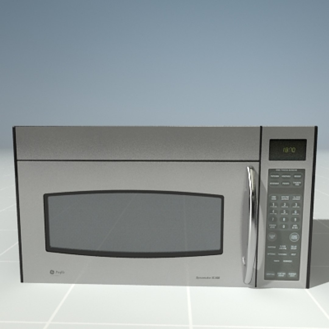Ge Profile Microwaves 3d Max
