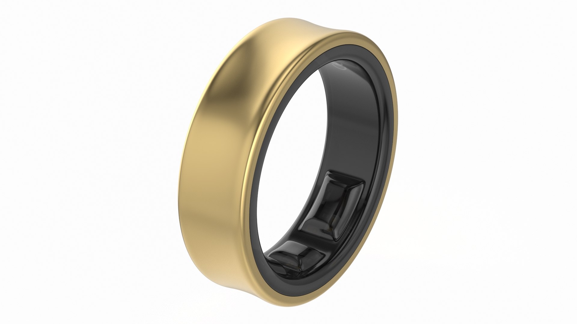 Samsung Galaxy Ring Titanium Gold 3D model preview