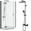 Cabinas de ducha Radaway Nes 8 Black set 136