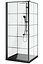 Cabinas de ducha Radaway Nes 8 Black set 136