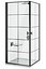 Cabinas de ducha Radaway Nes 8 Black set 136