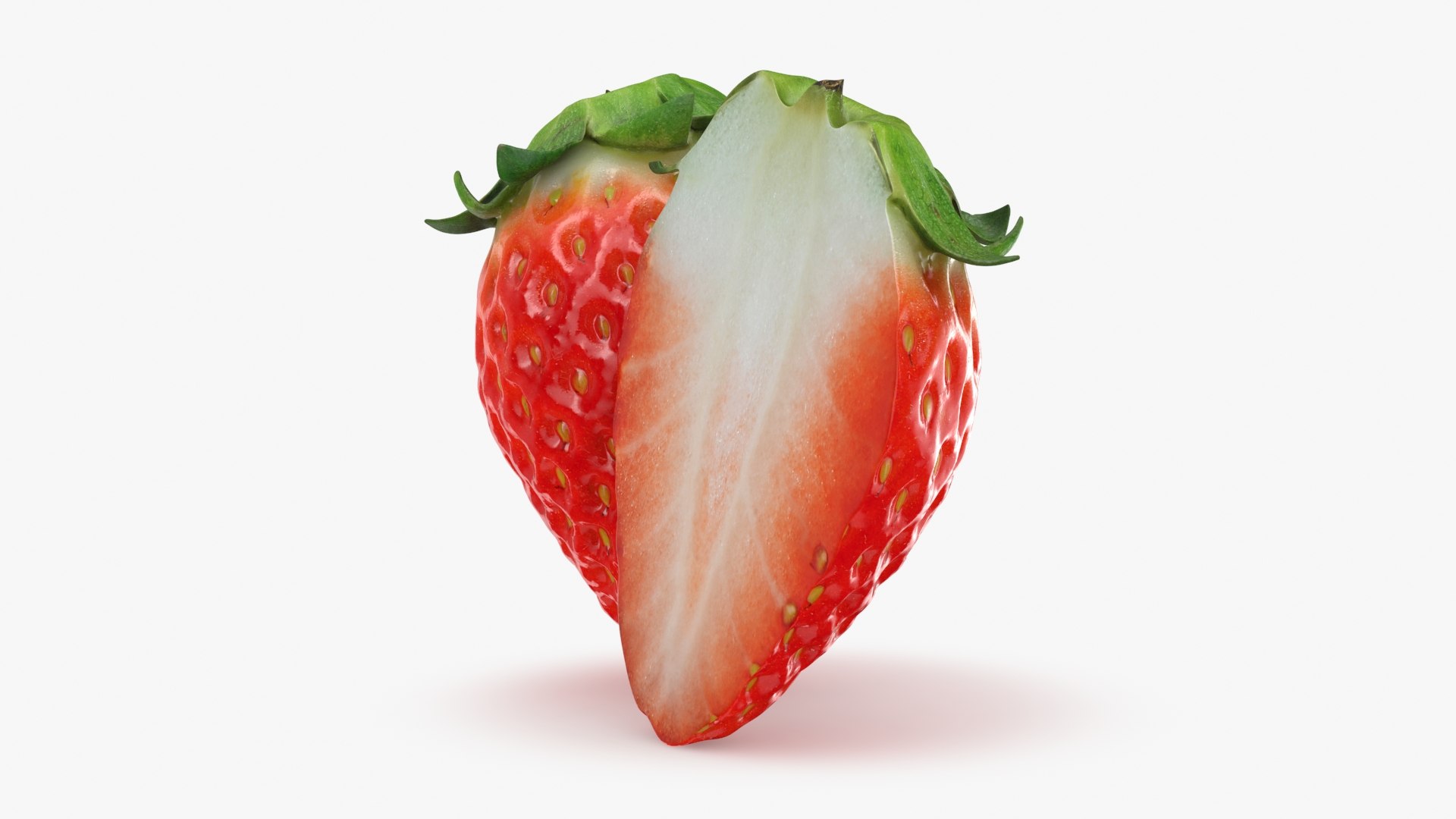 Strawberries 2 3D model https://p.turbosquid.com/ts-thumb/xX/kR69gb/Wx/strawberryhalf_b0000/jpg/1713467524/1920x1080/fit_q87/ac35aa1d863e3d2deadfbea4ba256a2c4f6f9216/strawberryhalf_b0000.jpg