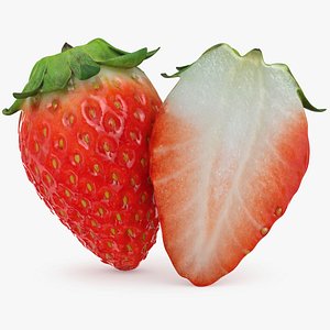 Strawberries 2 3D model