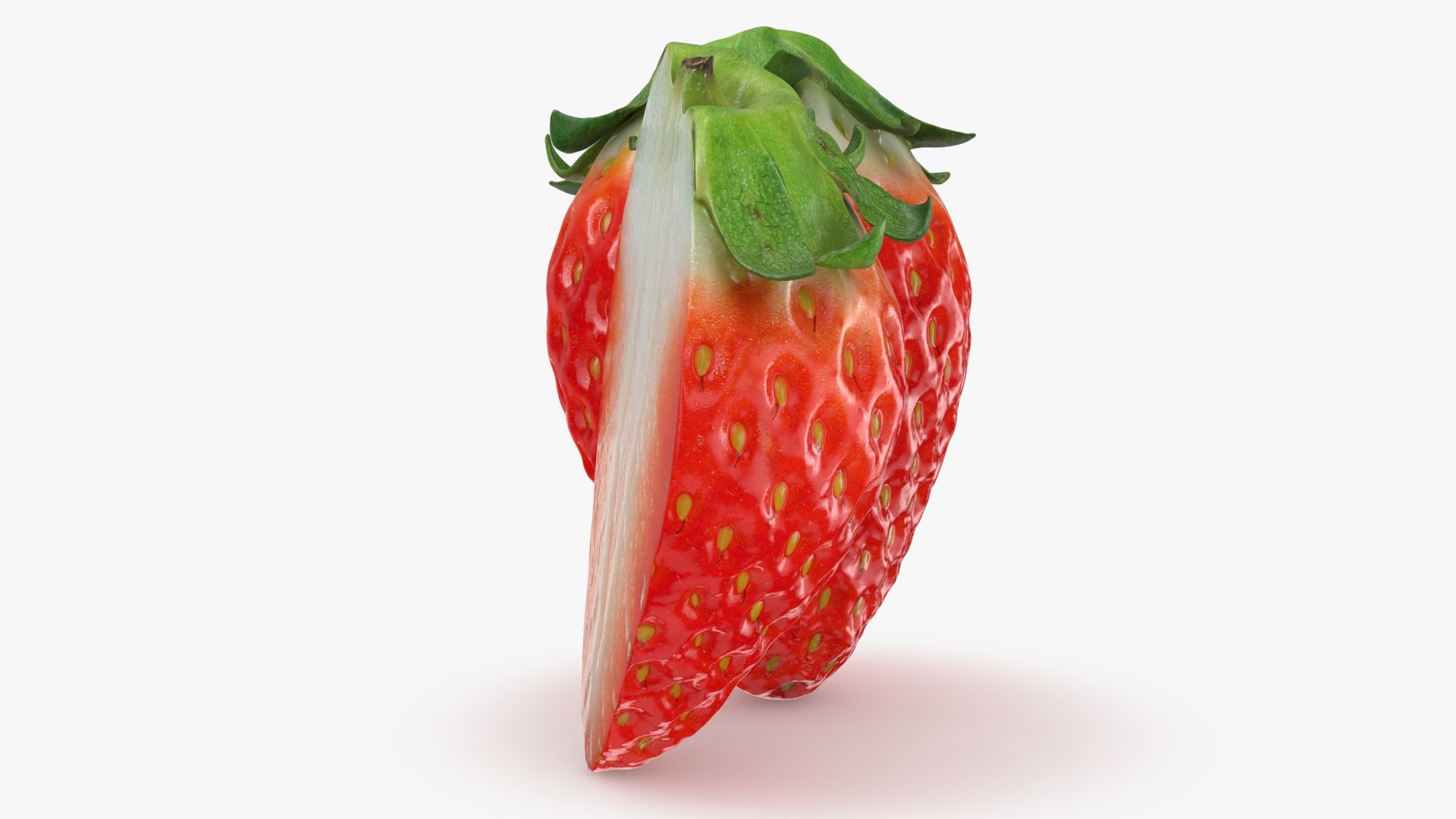 Strawberries 2 3D Model TurboSquid 2218268