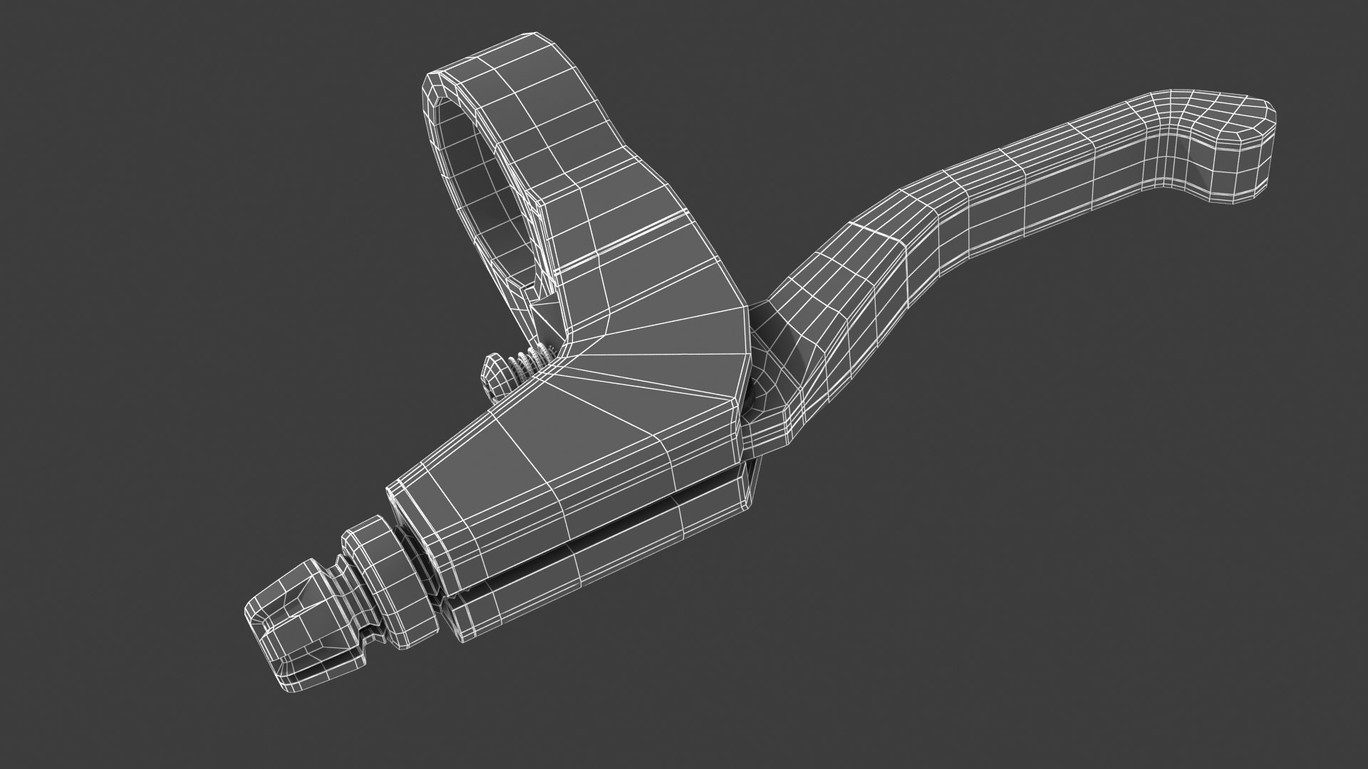 3D Bicycle brake lever model - TurboSquid 2059108