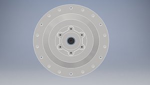 geared-hub-motor-for-bicyclewheel 3D model