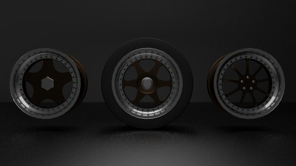 3 rims 3D model - TurboSquid 1243300