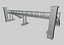 Stahl-Fußgängerbrücke-Aufzug-Rolltreppe-Truss Typ-23