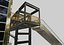 Stahl-Fußgängerbrücke-Aufzug-Rolltreppe-Truss Typ-23