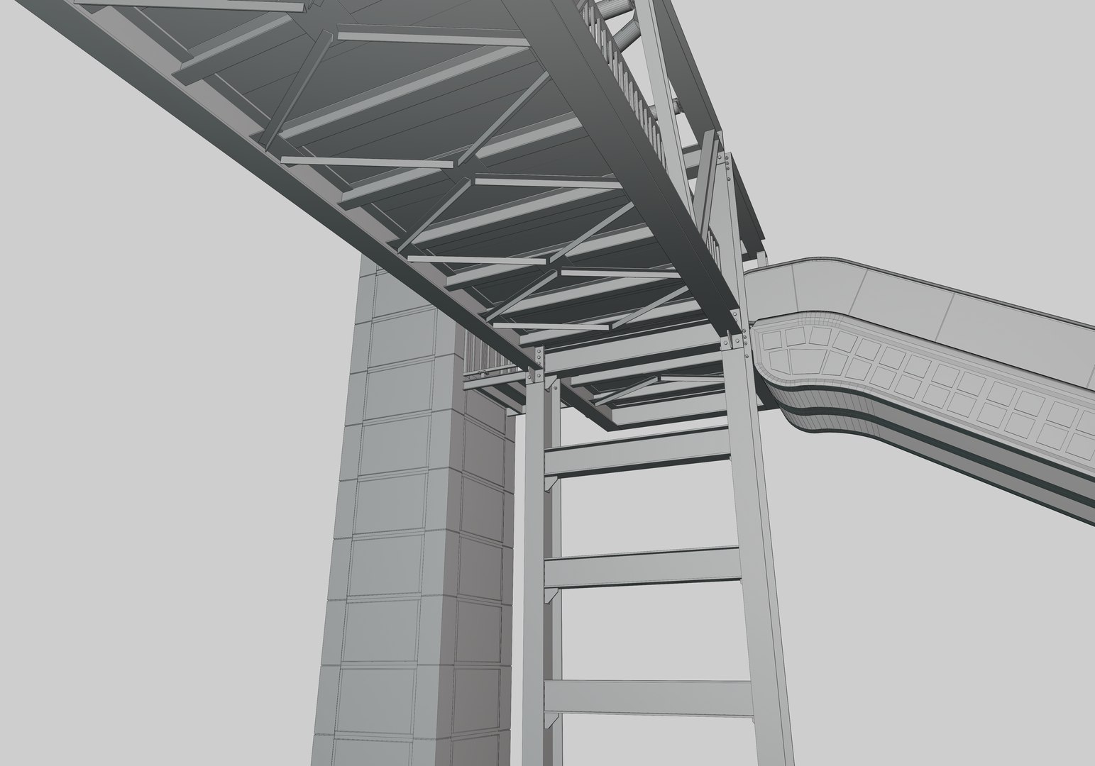 3D Steel Pedestrian Bridge-Elevator-Escalator-Truss Type-23 https://p.turbosquid.com/ts-thumb/xX/qEZBiS/e2/47/jpg/1650465967/1920x1080/fit_q87/d94e9133da56041a47400cf21c996b086fb8f98c/47.jpg