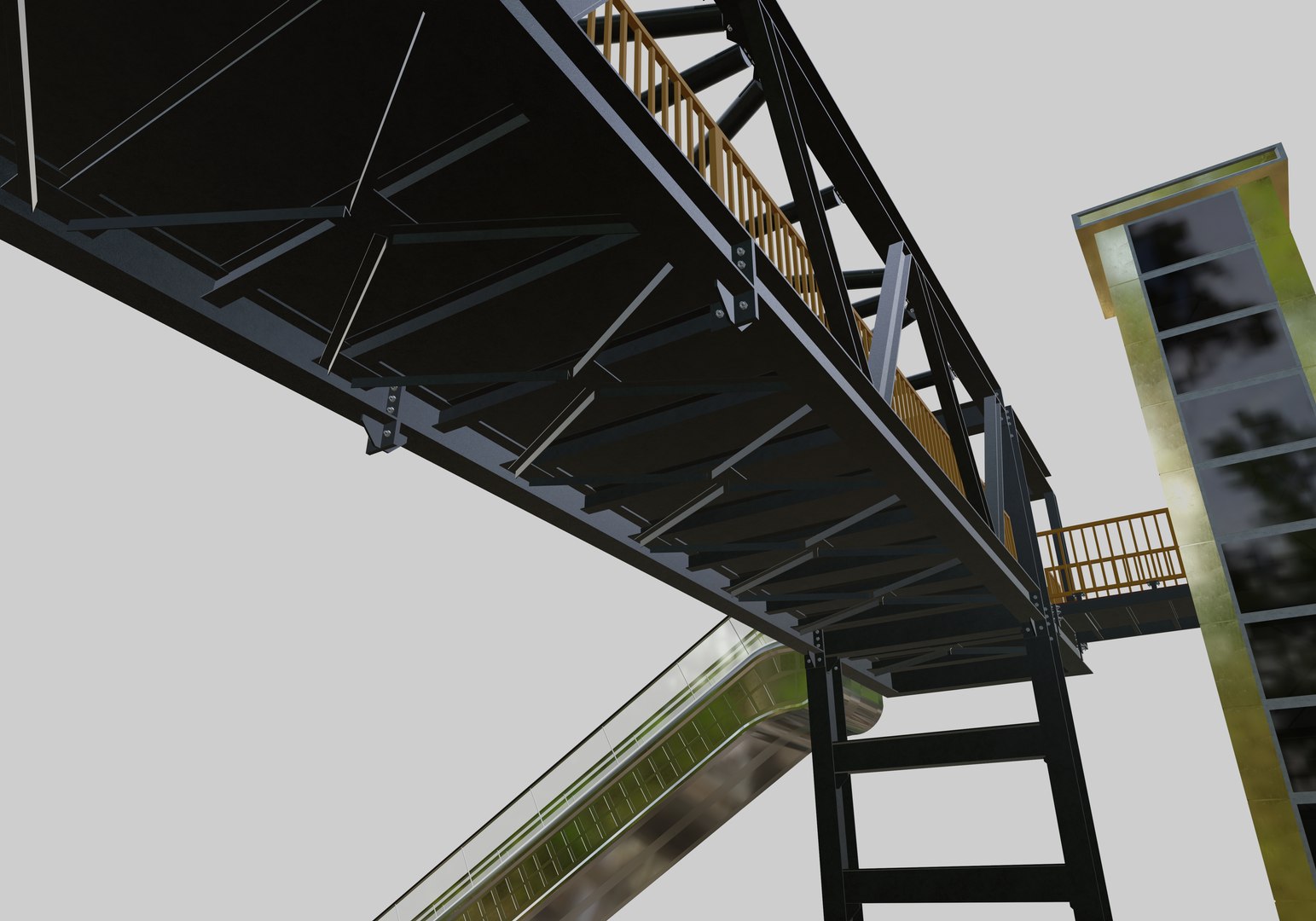 3D Steel Pedestrian Bridge-Elevator-Escalator-Truss Type-23 https://p.turbosquid.com/ts-thumb/xX/qEZBiS/he/5/jpg/1650466060/1920x1080/fit_q87/6a13f54262f6ec0af61b52602f1ee8bce8042a9e/5.jpg