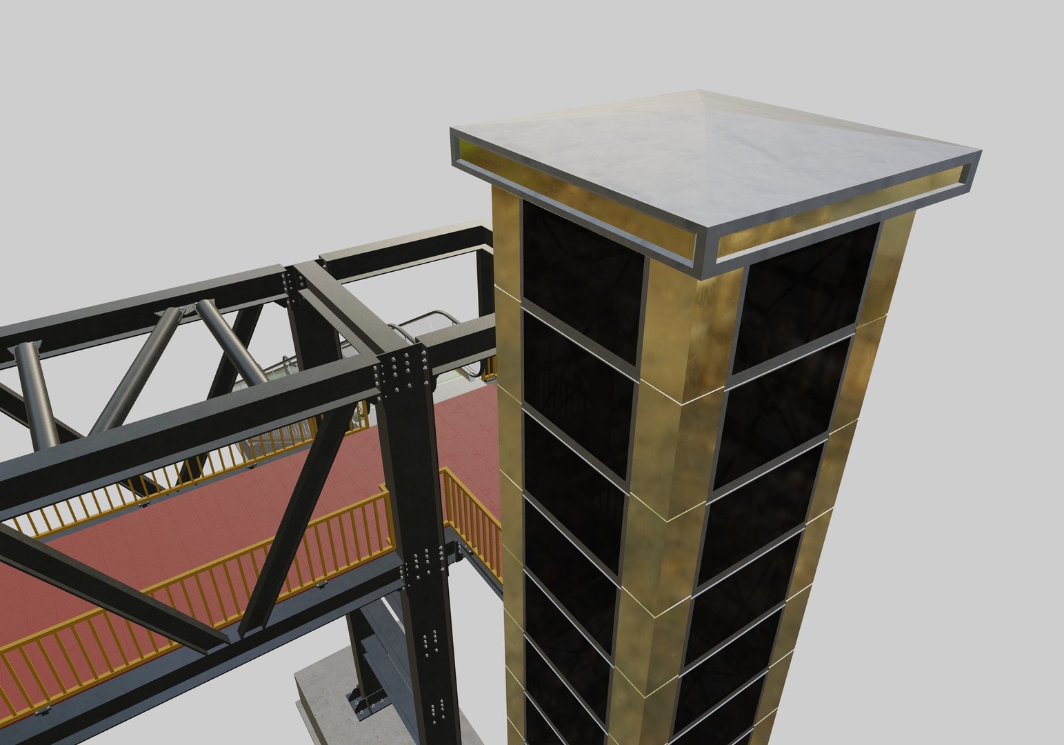 3D Steel Pedestrian Bridge-Elevator-Escalator-Truss Type-23 https://p.turbosquid.com/ts-thumb/xX/qEZBiS/k7/39/jpg/1650466117/1920x1080/fit_q87/bf9c227aebcf5776f213dc56a969f94b4bb120ea/39.jpg
