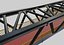 Stahl-Fußgängerbrücke-Aufzug-Rolltreppe-Truss Typ-23