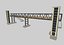 Stahl-Fußgängerbrücke-Aufzug-Rolltreppe-Truss Typ-23