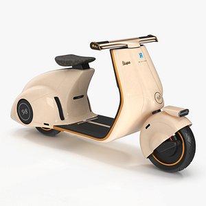 Electric Scooter Vespa 98 Beige model