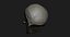 Модель человеческого черепа Zbrush