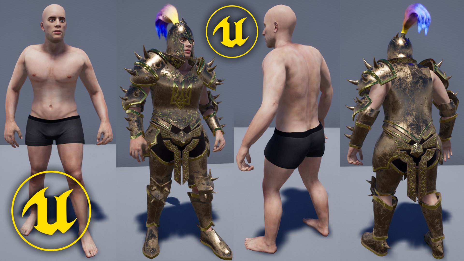 Knight Warrior Character With Modular Armor Parts Unreal Engine Low-poly 3D model 3D model https://p.turbosquid.com/ts-thumb/xX/roOnpJ/Wa/1/jpg/1656572248/1920x1080/fit_q87/65fb6da67133dcacd2f78e792eaa117698dfd4df/1.jpg