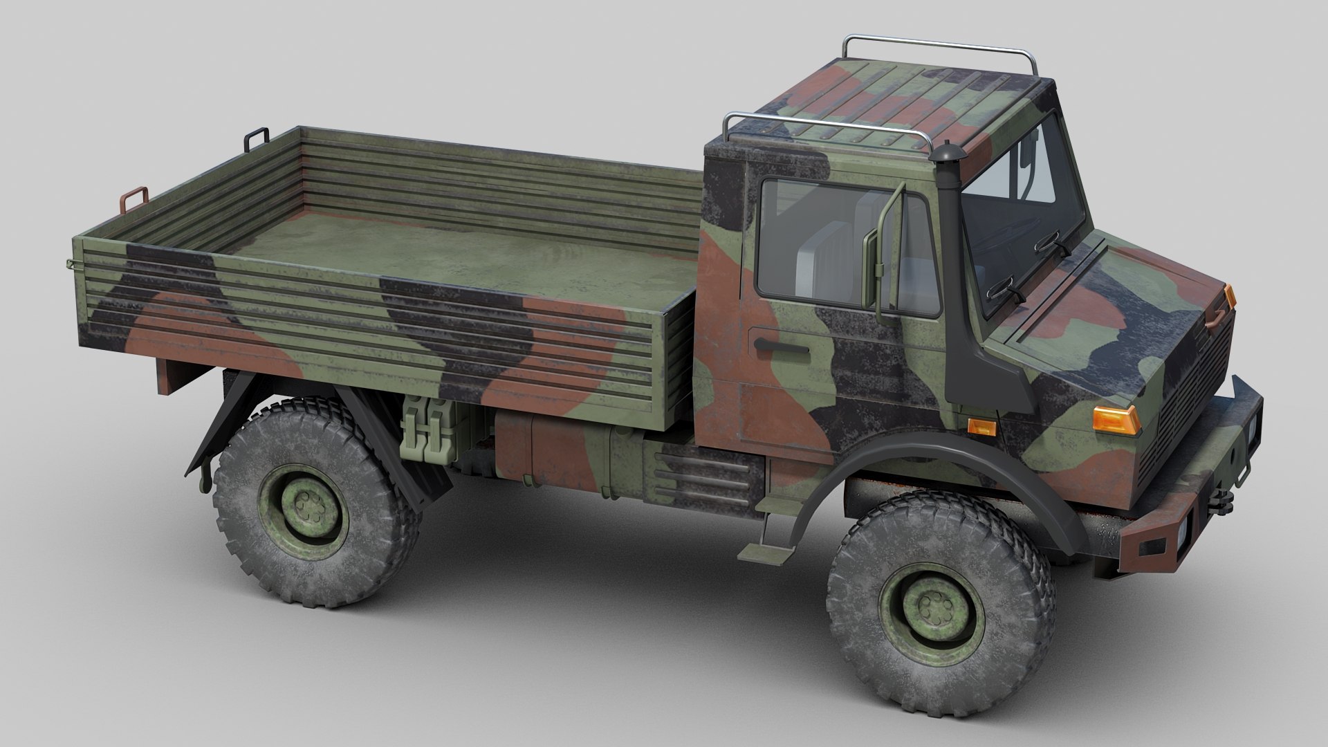 3D Unimog U1300l Truck - TurboSquid 1592234