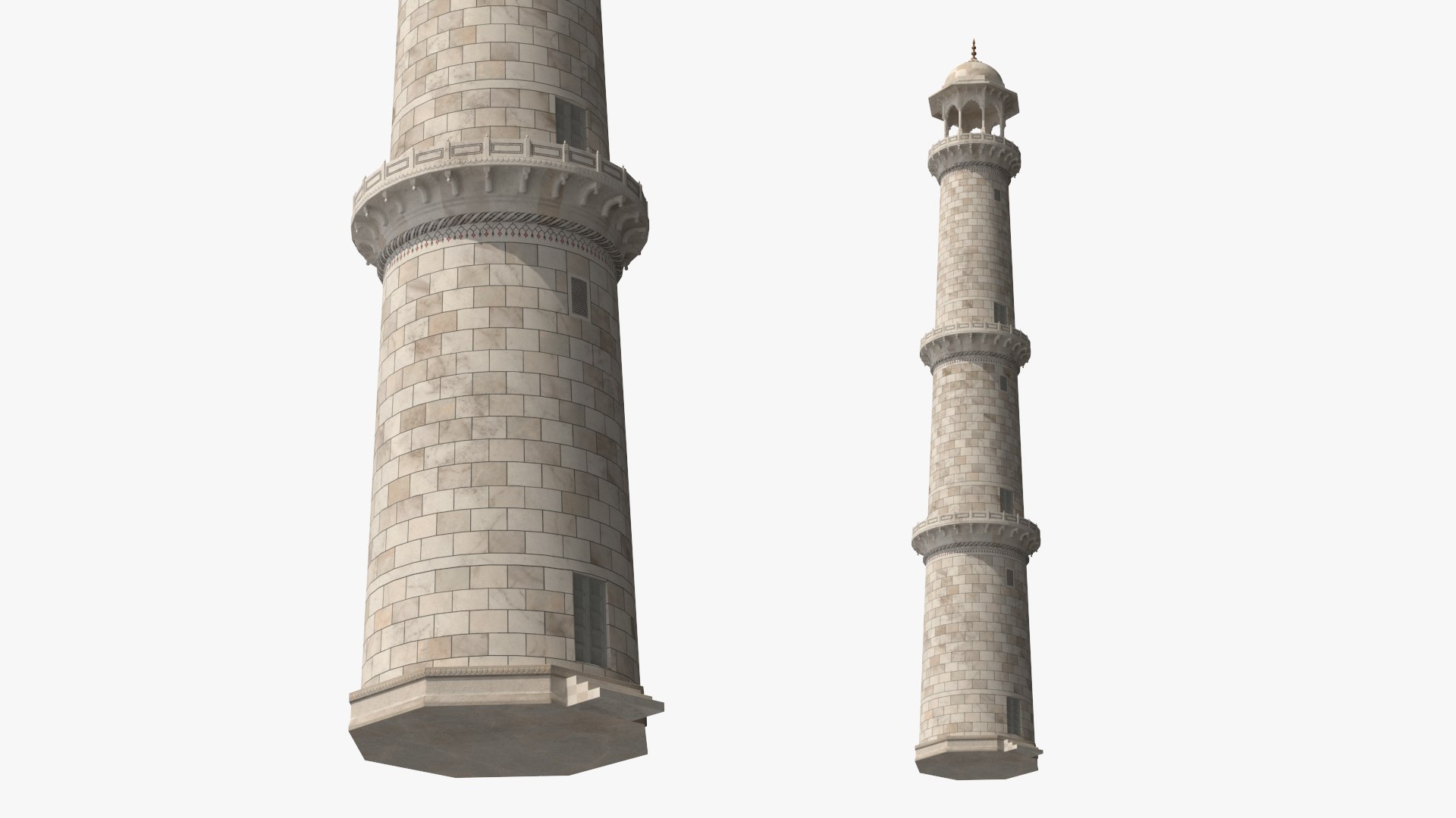 Indo-Islamic Tower With Balcony Model - TurboSquid 2438317