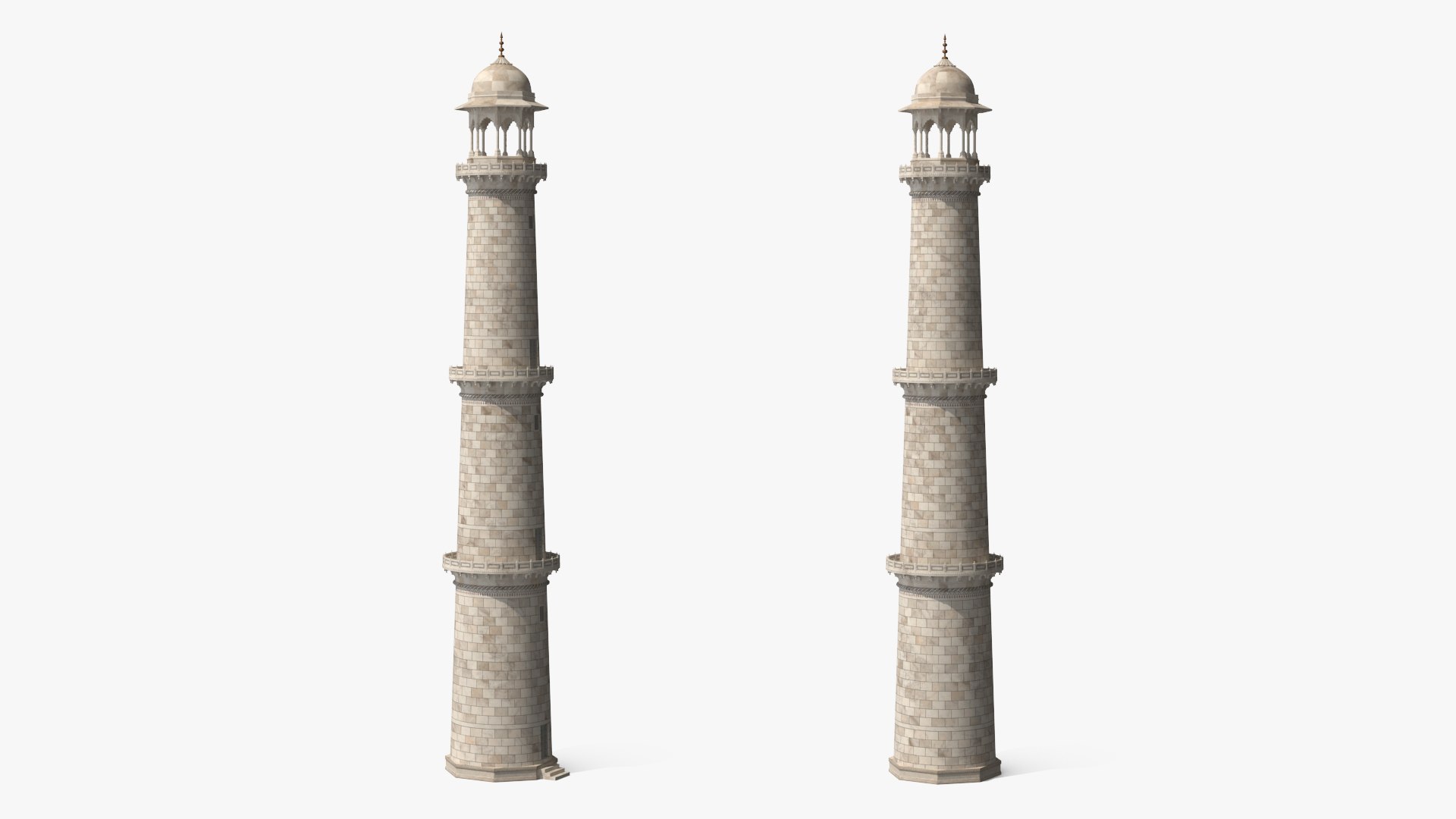 Indo-Islamic Tower With Balcony Model - TurboSquid 2438317