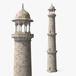 Indo-Islamic Tower With Balcony model