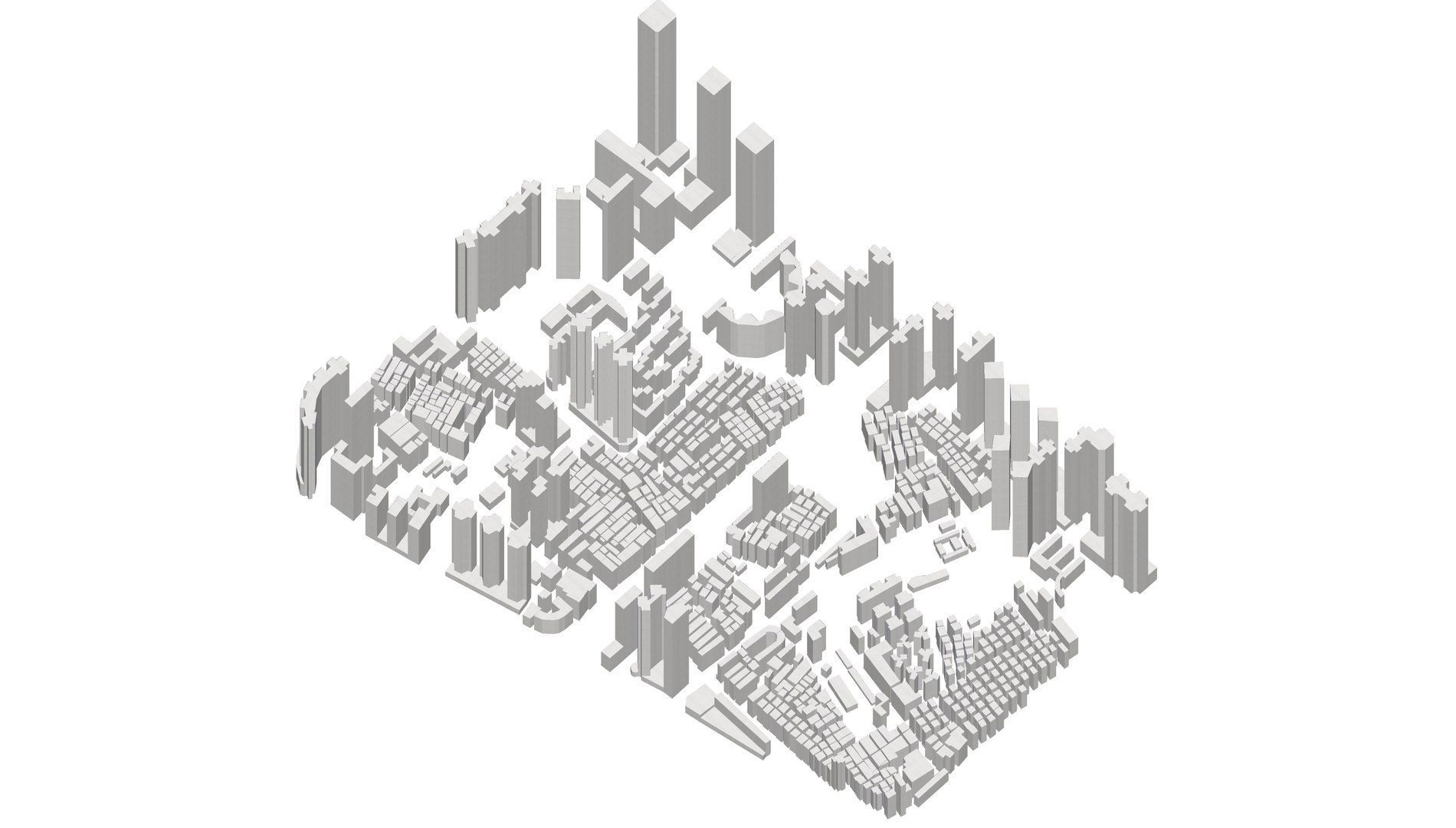 3d-model-commonly-used-buildings-building-blocks-urban-business-center
