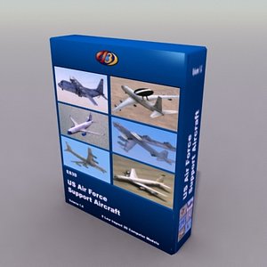 usaf support military 3d model